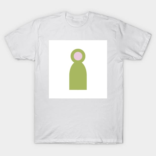 Green people person T-Shirt by Jonesyinc